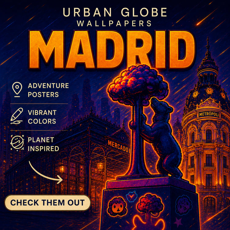 Urban Globe Wallpapers – 9 City Adventure Posters