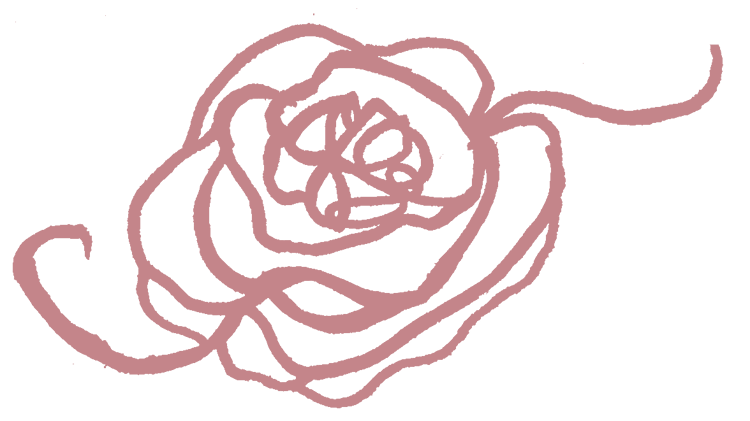 Chantalle Rose brand rose illustration placeholder