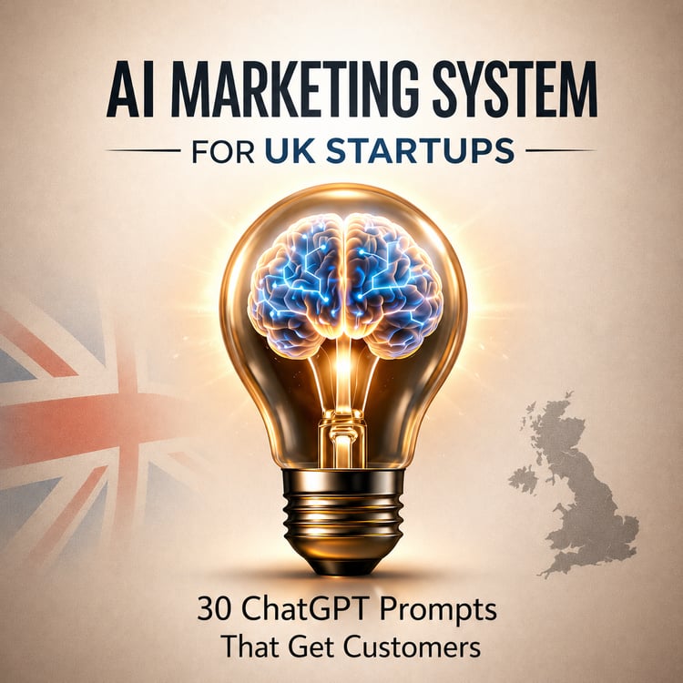 AI Marketing System for UK Startups – 30 ChatGPT Prompts That Get Customers