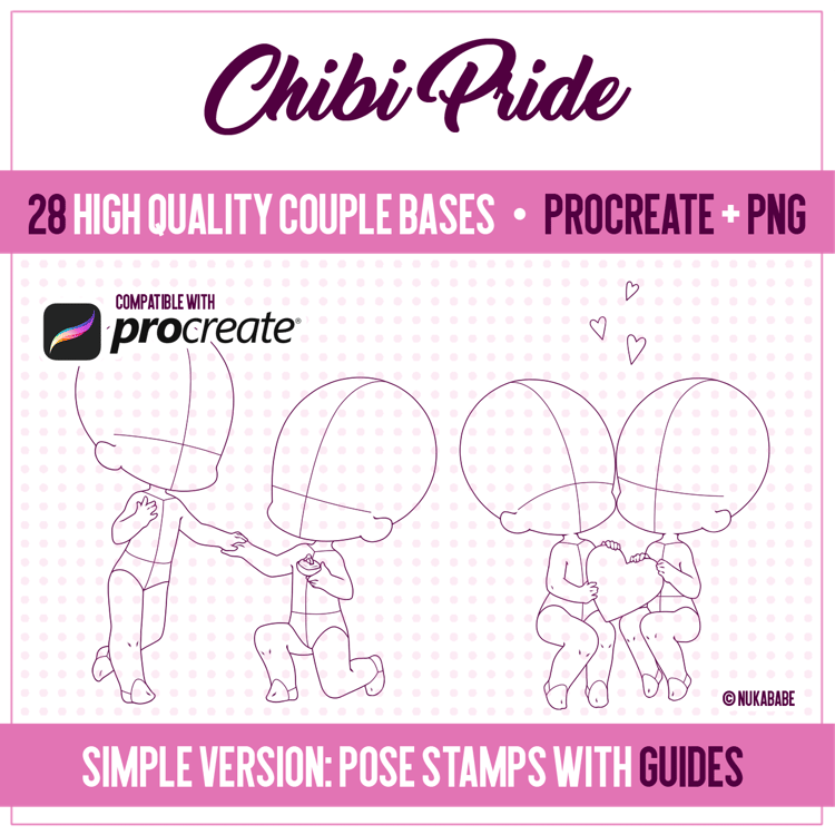 Chibi kemonomimi bases vol. 3 [Procreate PNG] - Payhip