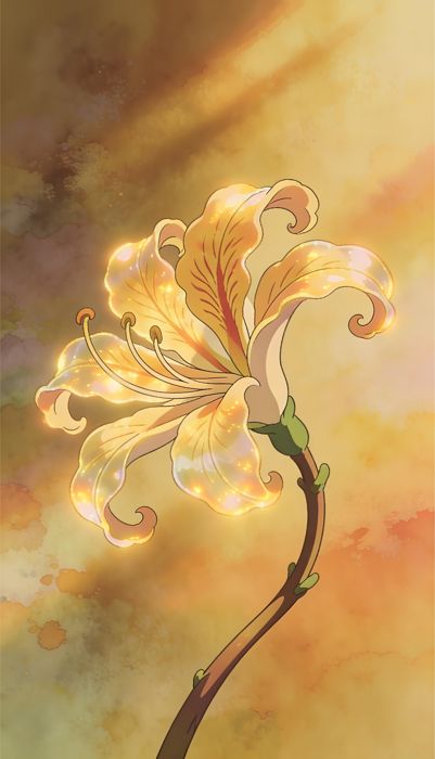 Flower, Illustration,  Digital Art, Wallpaper - Ai Generated