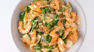 Crevettes aux asperges et bitter melon