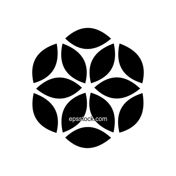 leafs logo, black isolated vector silhouette