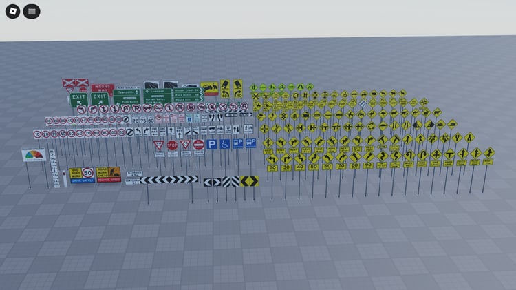 Roblox traffic signs pack free