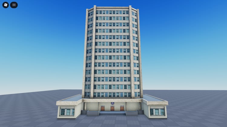 Roblox police headquarters building