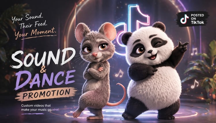 TikTok Dance Sound Promotion Marketing Online business Viral Follower Money Earn Money