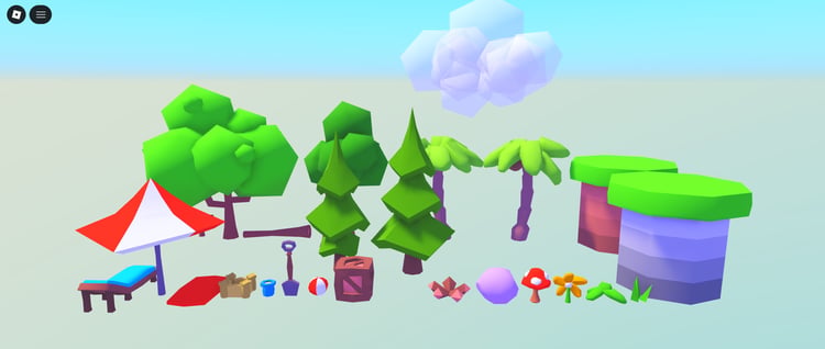 Roblox beach assets