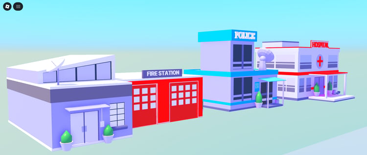 Roblox low poly buildings