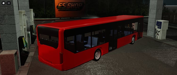 Roblox free red bus model