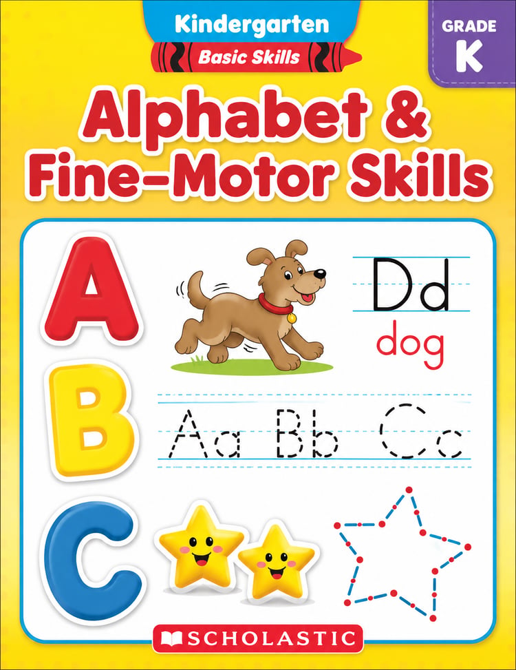 Kindergarten Basic Skills: Alphabet & Fine-Motor Skills