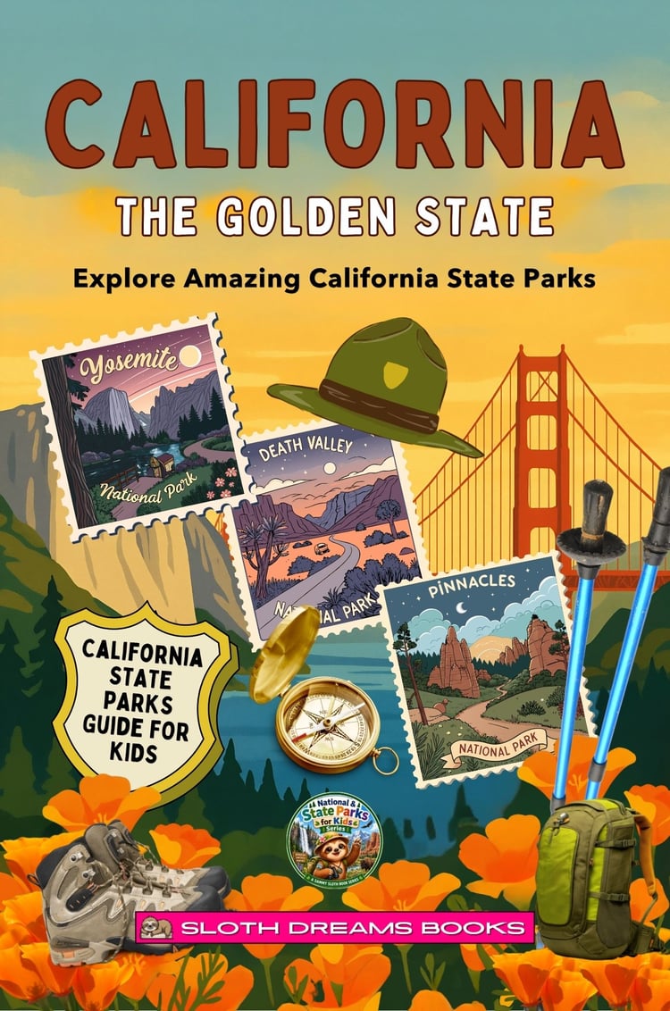 California State and National Parks for Kids by Sloth Dreams Books & Publishing Company