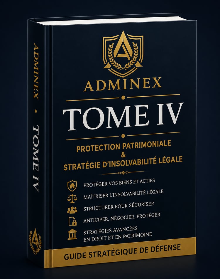 ADMINEX – Tome IX – Architecture anti-extension – Anti-responsabilité ...
