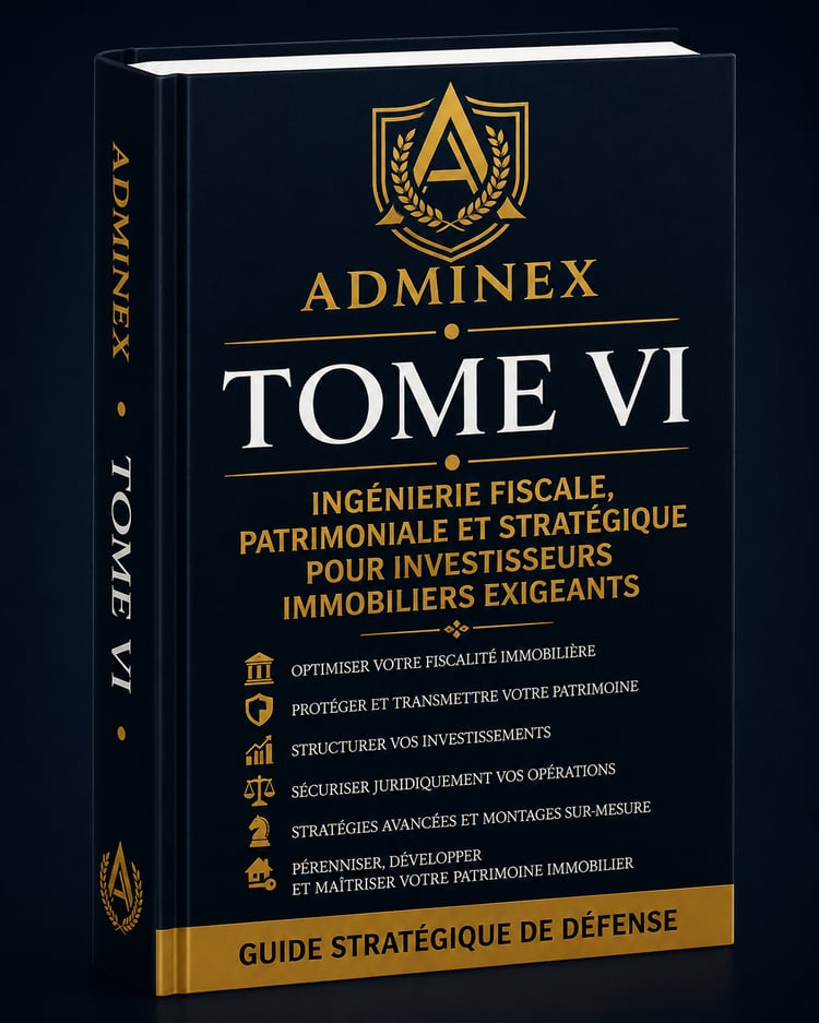 ADMINEX - Tome VII - Ingénierie fiscale & patrimoniale du véhicule ...