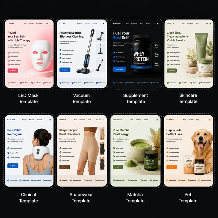 Elixir Theme V1 premium Shopify theme featuring high converting product page templates for ecommerce stores