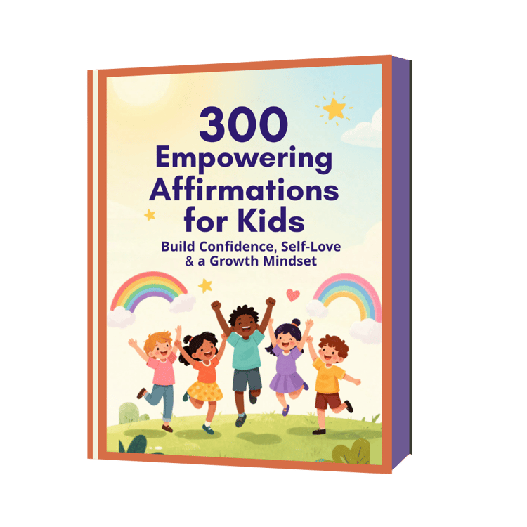 affirmations, kids, parenting, growth mindset, self-love, printable, PDF, homeschool, confidence