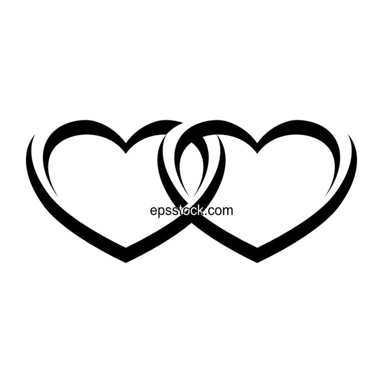 wedding ceremony symbol, black isolated vector silhouette