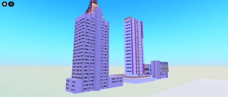 Roblox free low poly city buildings
