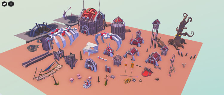 Roblox free low poly hell pack