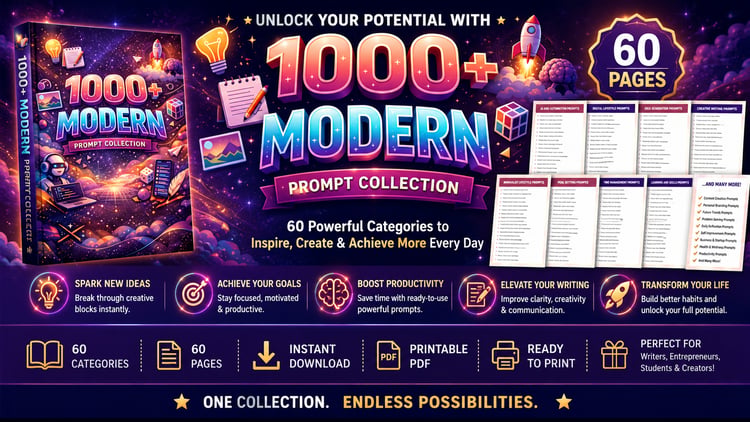 1000+ Modern Prompts