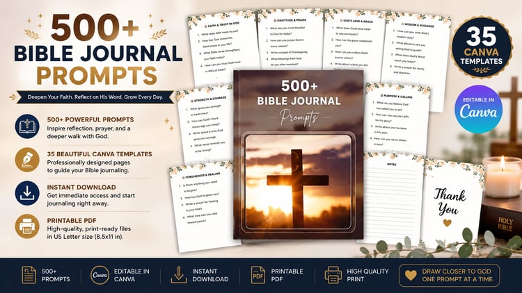 500 Bible Prompts for Inspiration