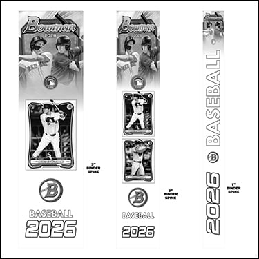 2026 Bowman Baseball Cards Binder Inserts