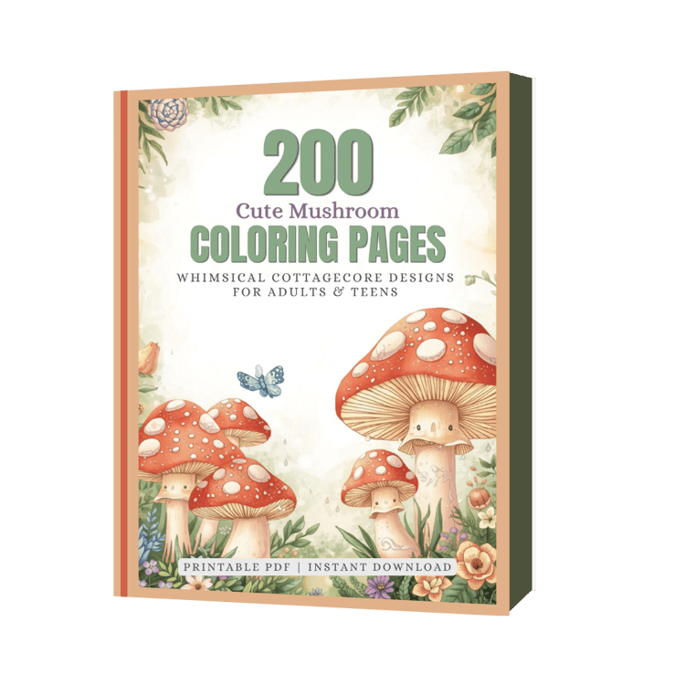 Nature lovers, cottage-core enthusiasts, adult coloring fans, adult and teens