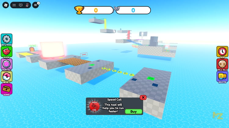 Roblox cooperative obstacle gameplay