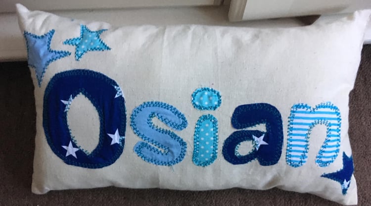 personalised boys cushions