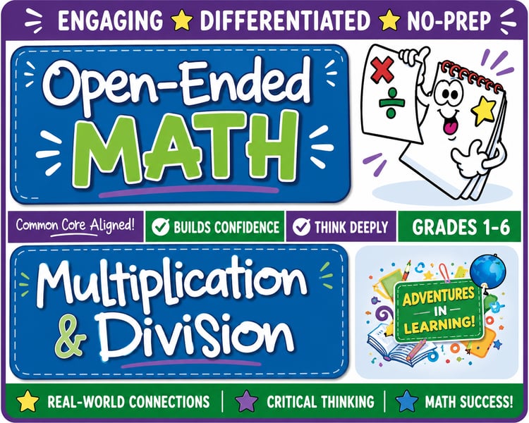 Open-Ended Math: Multiplication and Division (Common Core Grades 4-6)