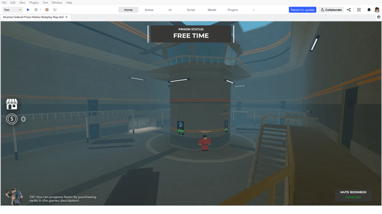 Roblox prison roleplay gameplay