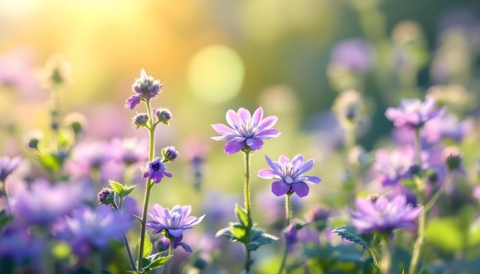 Lavender catmint flowers, flower, Plants, Forest, desktop wallpaper, Digital Art - Ai Generated