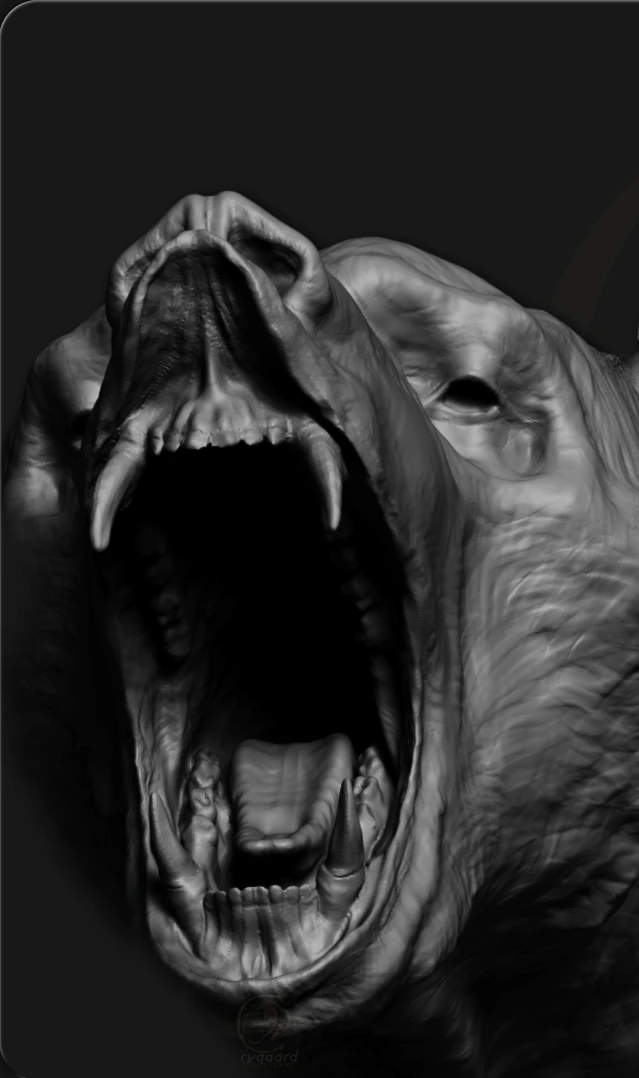 rygaard draw and knives brush pack - animal 3/4 sculpt - 3DCoat