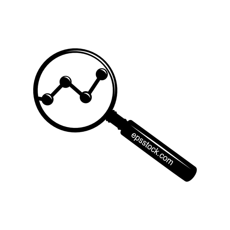 statistic symbol, black isolated vector silhouette