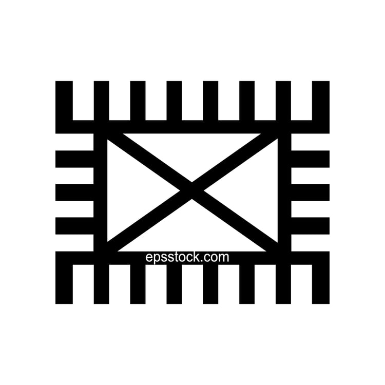 Female cross, Symbol of warmth, sunshine, and vitality, black isolated vector silhouette