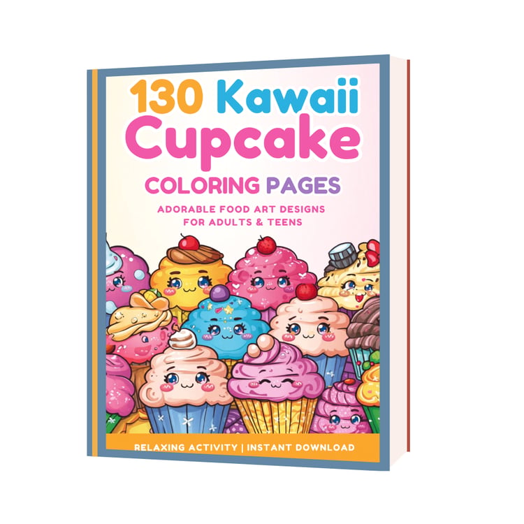 Children, kawaii art lovers, adult coloring enthusiasts, bakers