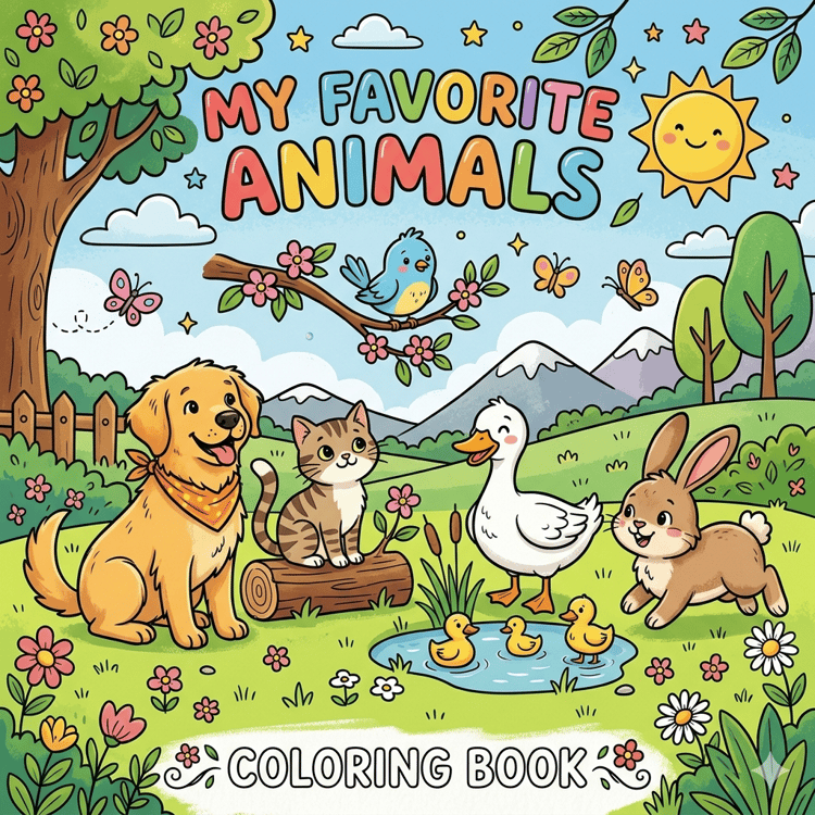 Animal Coloring Book