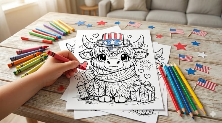 Summer coloring activities