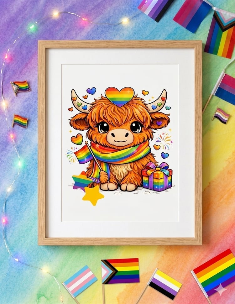 pride cute animal art