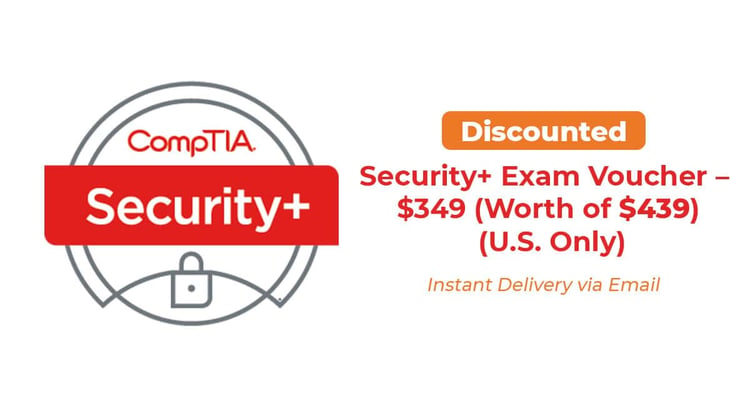 CompTIA Security+ Exam Voucher at $349