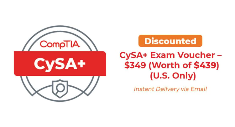 Purchase your CompTIA CySA+ exam voucher for $349