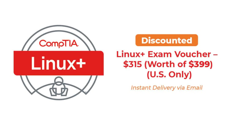 CompTIA Linux+ (XK0-005) exam voucher for $315