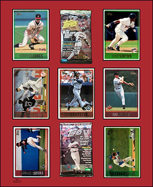 1997 Topps Baseball Cards Binder Inserts