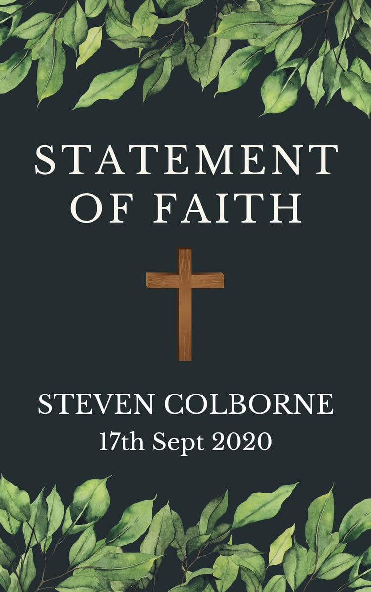 Statement of Faith by Steven Colborne (eBook)