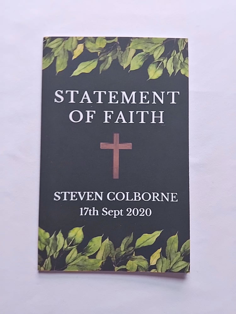 Statement of Faith by Steven Colborne (paperback)