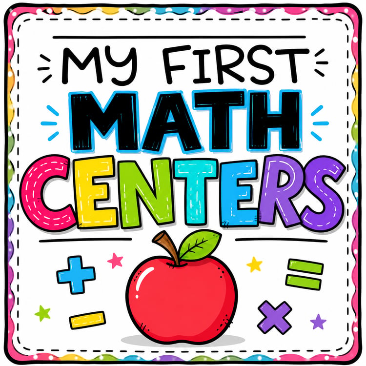 My First Math Centers | Kindergarten Math Activities & Games