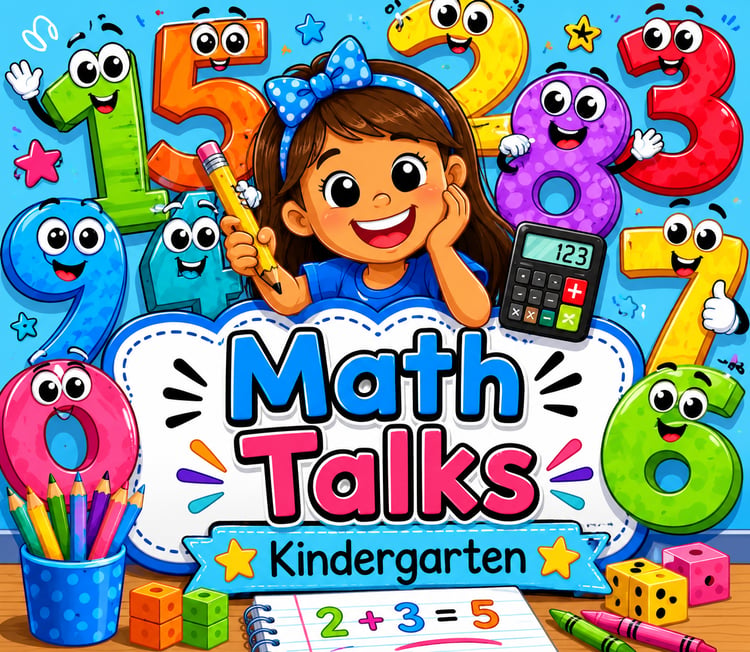 Math Talk Kindergarten | Number Sense & Mental Math Discussion Activities