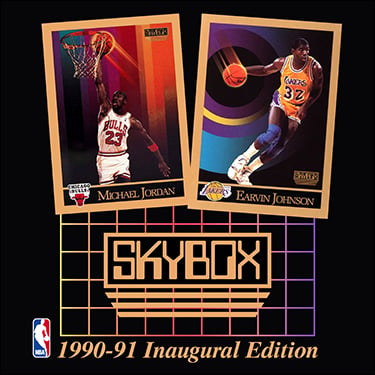 1990-91 Skybox Basketball Cards Binder Inserts