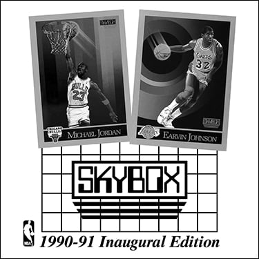 1990-91 Skybox Basketball Cards Binder Inserts