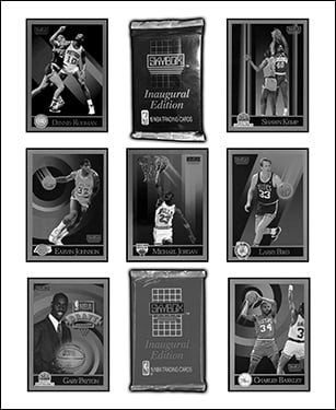 1990-91 Skybox Basketball Cards Binder Inserts