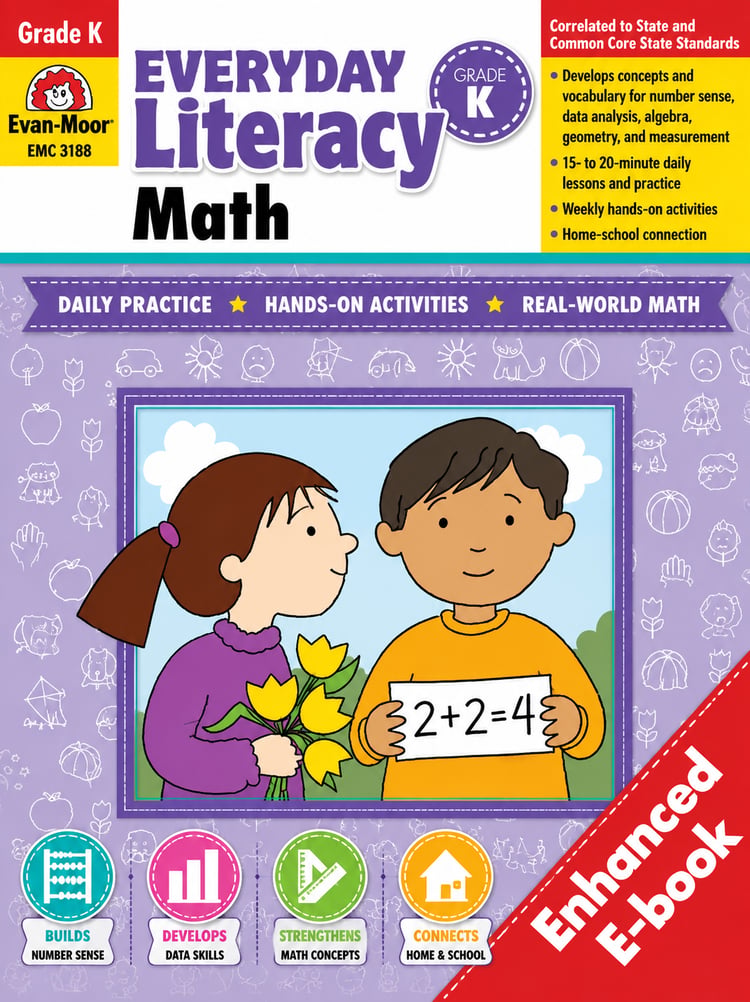 Everyday Literacy: Math for Kindergarten | Early Math & Literacy Activities